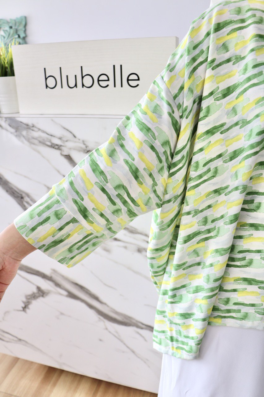 AVERIE OVERSIZED TOP IN LEMONADE