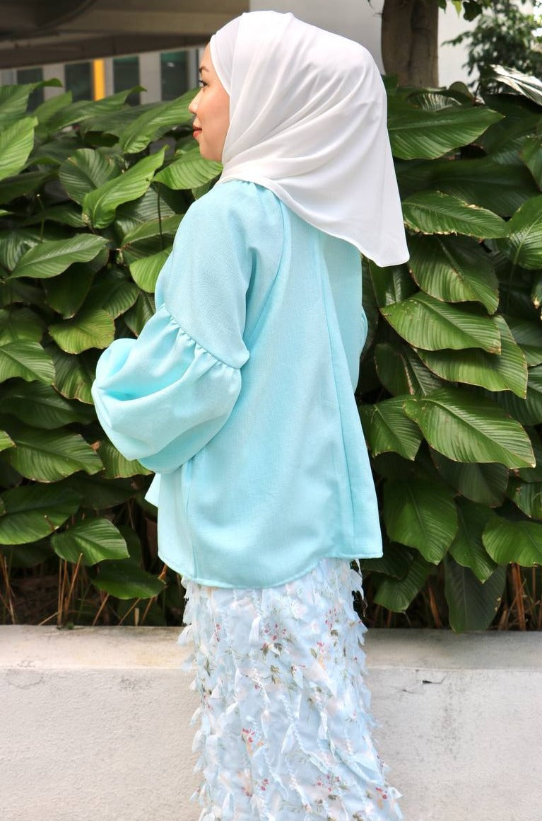Faith Set Top and Skirt in Baby Blue