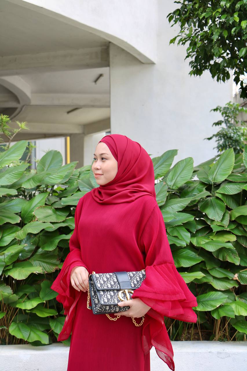 Alina Kaftan in Maroon - FREESIZE