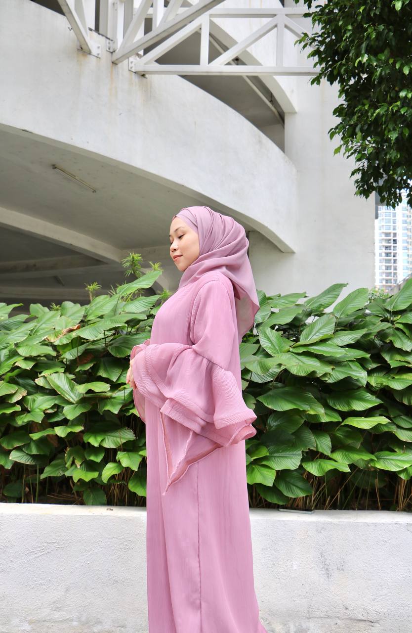 Alina Kaftan in Dusty Pink - FREESIZE