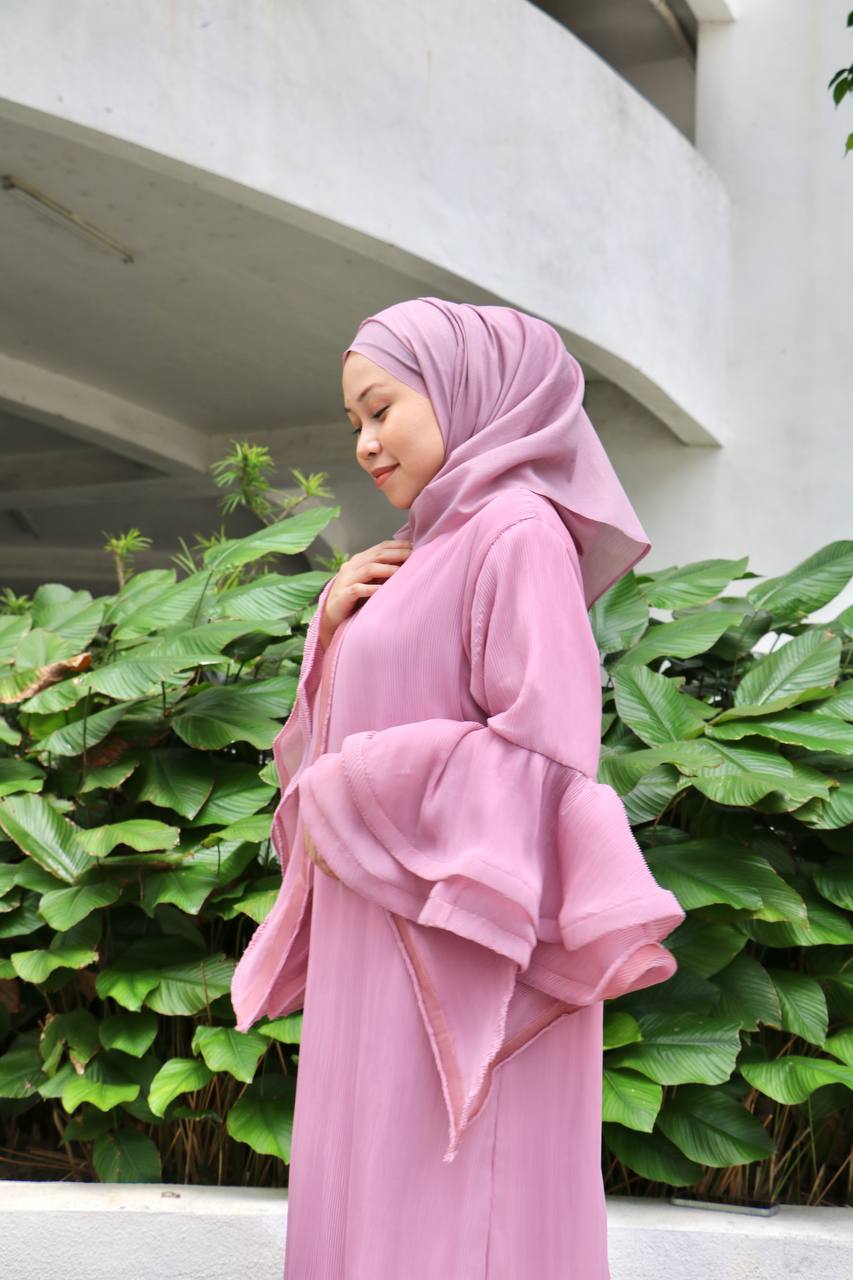 Alina Kaftan in Dusty Pink - FREESIZE