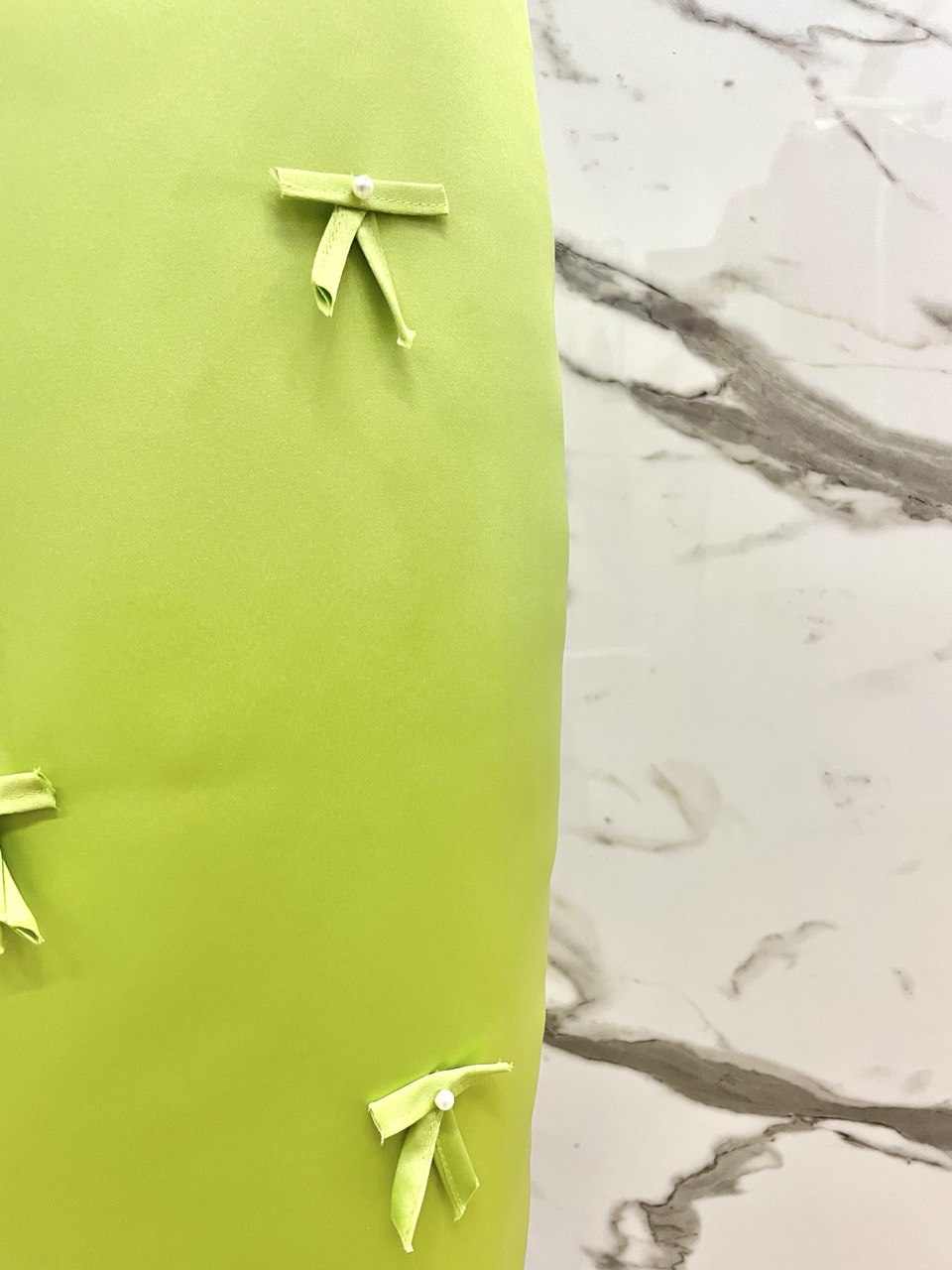 SKIRT JOLLIE IN LIME GREEN (PRE-ORDER)
